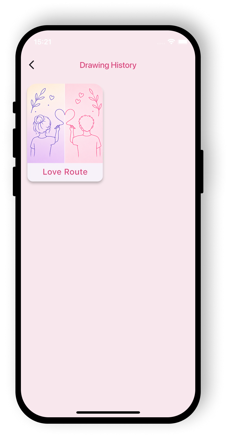 Drawing History Screen